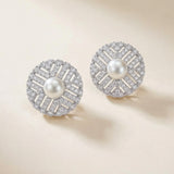 Pearl Aura Studs