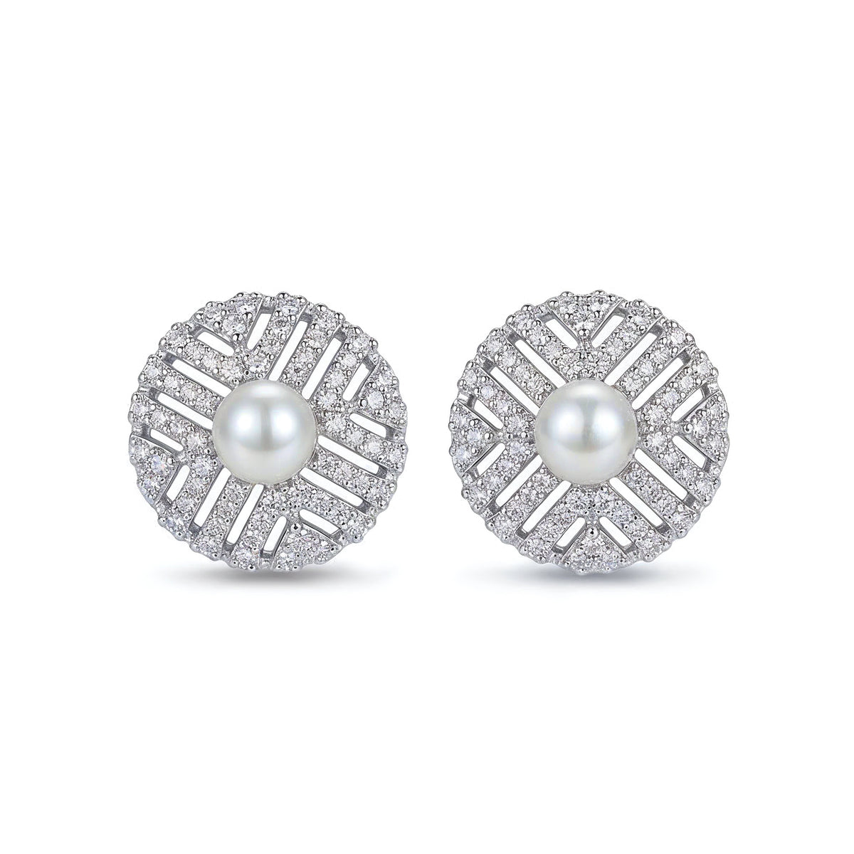 Pearl Aura Studs