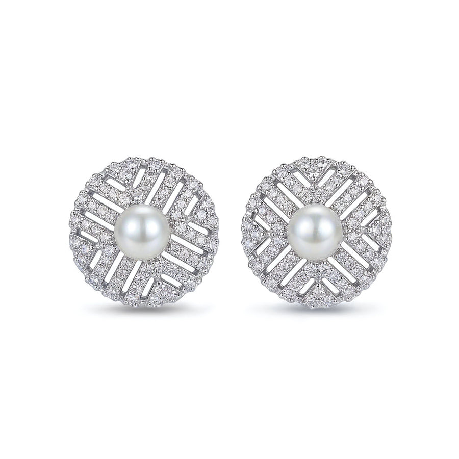 Pearl Aura Studs