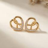 Cupid Knot Studs