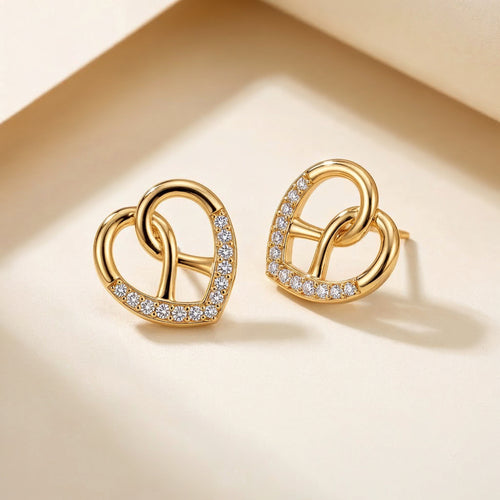 Cupid Knot Studs