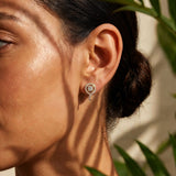 Swirl Solitaire Studs