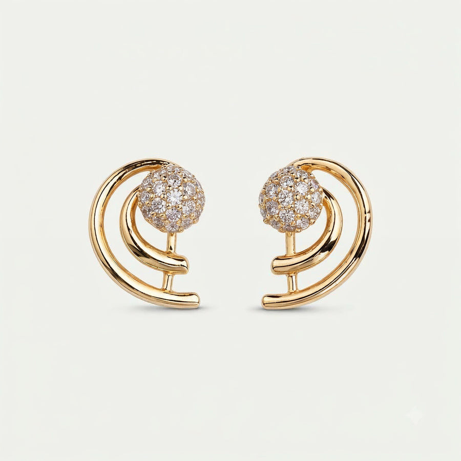 Orbit Swirl Studs