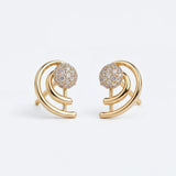 Orbit Swirl Studs