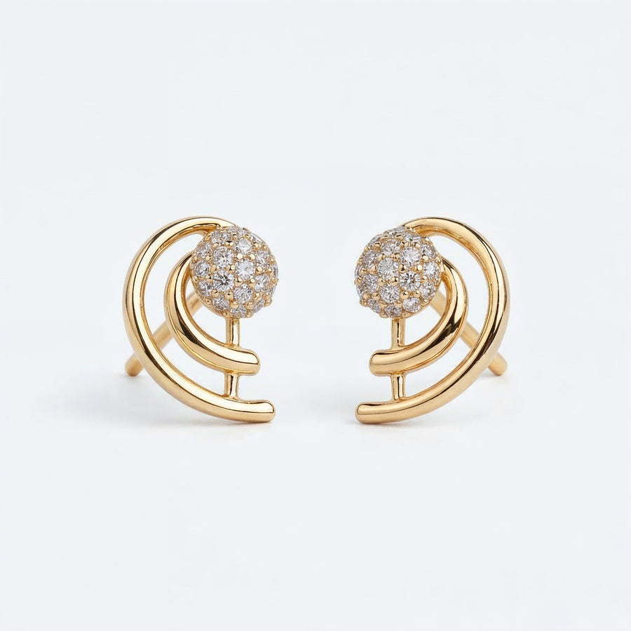 Orbit Swirl Studs