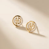 Aura Circle Studs