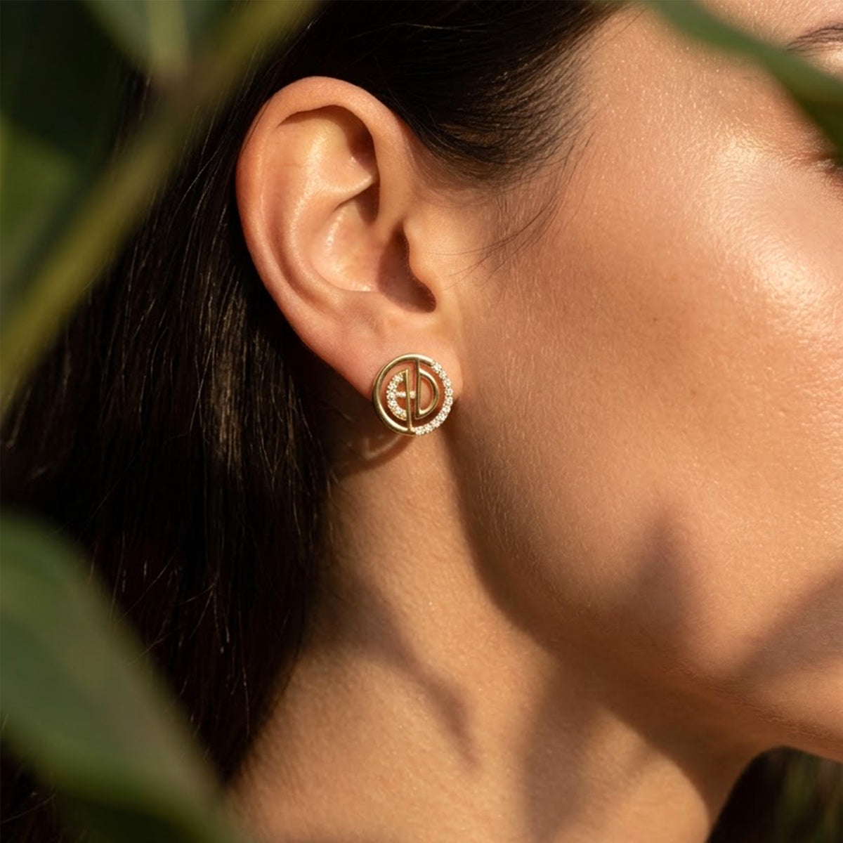 Aura Circle Studs